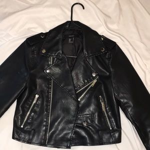 Cropped Leather Jacket ! FINAL SALE